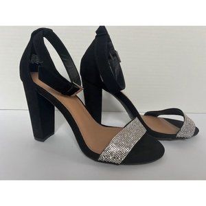 Torrid Black and Silver Heels